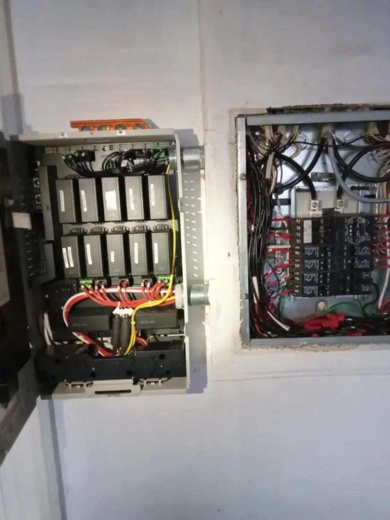 Electrical panel upgrade completed for Ring Doorbell Installation in Volo
